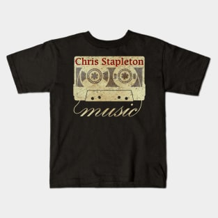 cassette tape vintage Chris Stapleton Kids T-Shirt